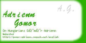 adrienn gomor business card